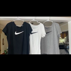 Nike shirts gently worn